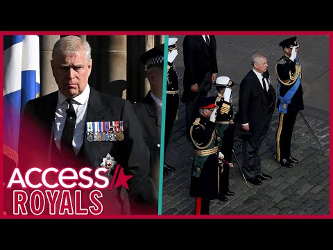 Why Prince Andrew Didn’t Wear Military Uniform For Queen Elizabeth's Service