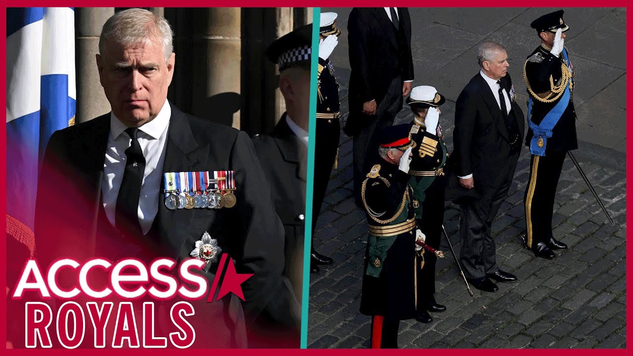 Why Prince Andrew Didn’t Wear Military Uniform For Queen Elizabeth's Service