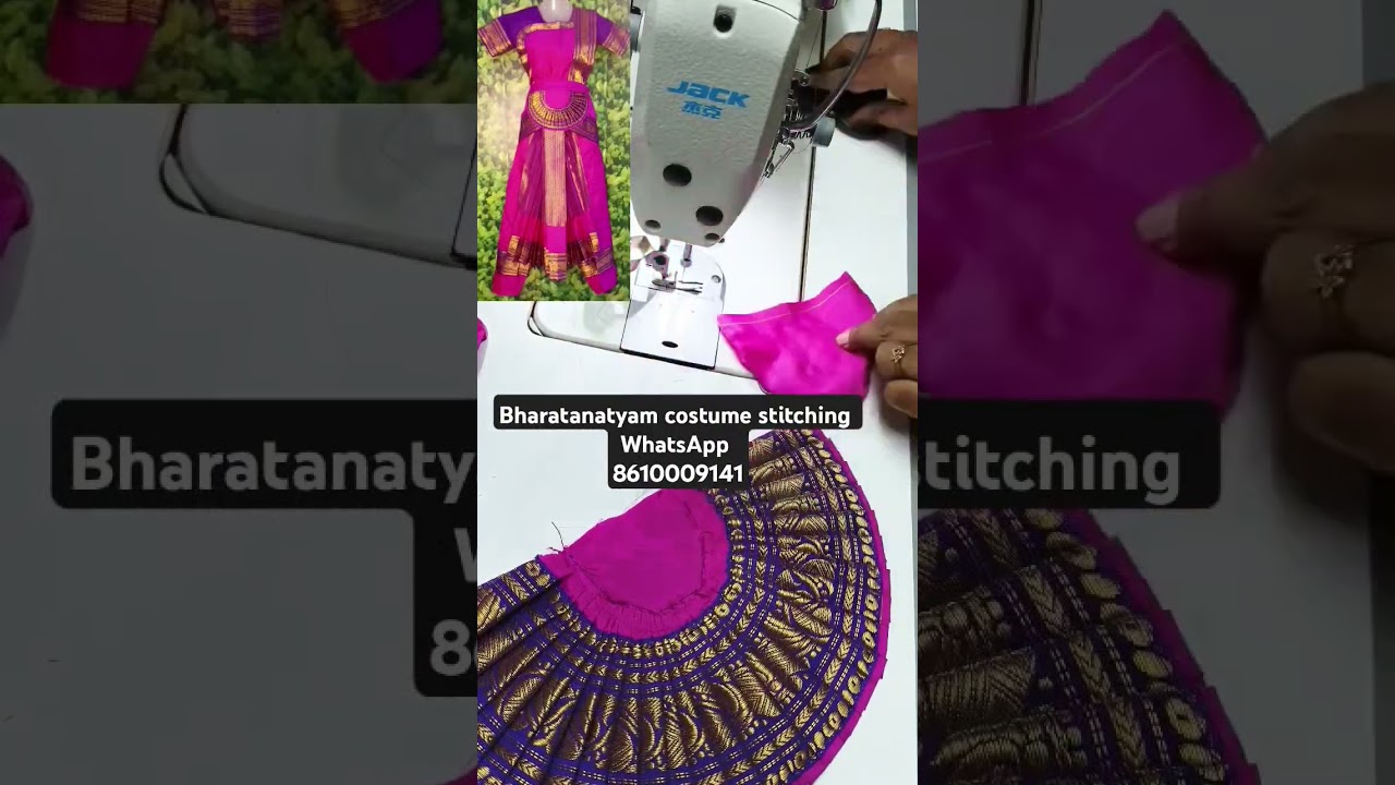 Bharatanatyam dress stitching 