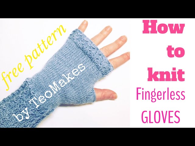 Men's Fingerless Gloves pattern by J. Campbell