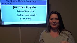 Informative Speech - Silent signs of child abuse CCU