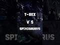 T Rex v/s Spinosaurus Fair Battle @comparewithsam4884|#shorts