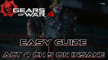 Gears Of War 4: How To Beat The Swarmak Boss Easy On Insane!