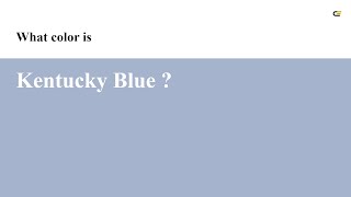Kentucky Blue color #a5b3cc hex color - Blue color - Warm color a5b3cc