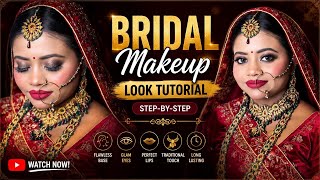 Bridal Makeup Tutorial ‼️🌹| Indian Bridal Makeup Tutorial | Step By Step Tutorial