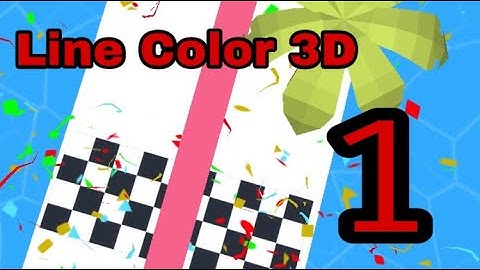 Line Color 3D Level 3 to 9 | Game Play
