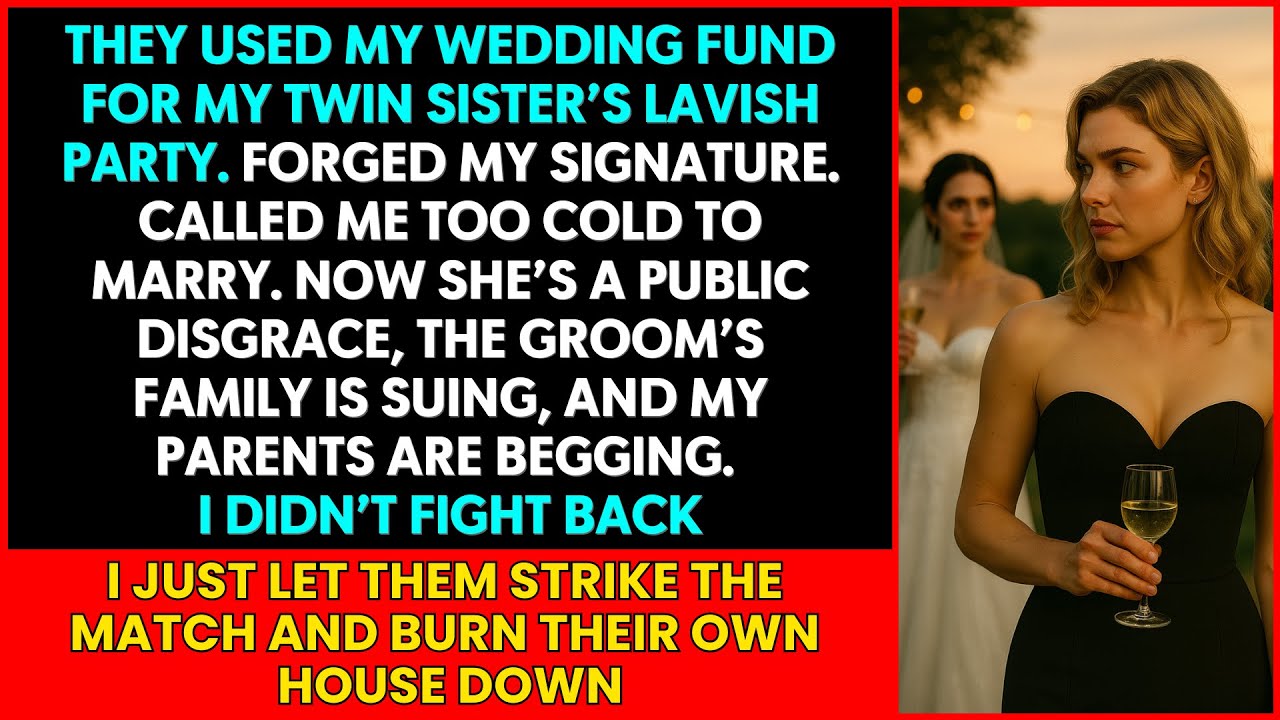 My Parents Used My Wedding Fund for My Twin Sister’s Lavish Celebration—Then She Eloped a Week Later