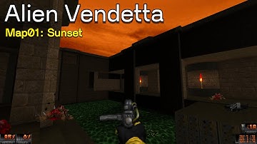 Doom 2 | Alien Vendetta, map 01: Sunset