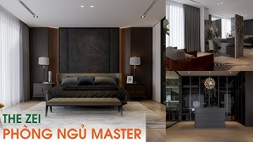 Nội thất Duplex Phòng ngủ Master căn hộ chung cư thông tầng The Zei | Thiết kế nội thất hiện đại