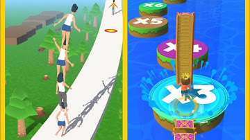 Tower Run Vs Shortcut Run : All Levels Gameplay - New Update Level 1-9999 Android, iOS #1