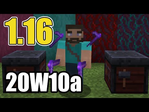 Minecraft アップデート 1 16 クワ進化 新ネザー環境音 アンディマイクラ Java w10a Youtube