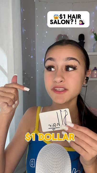 ASMR| $1 hair SALON?! #asmr #shorts #explore #explorepage