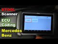 Mercedes Benz car ECU Coding with XTOOL Scanner / How to do ECU Coding with XTOOL IP819TP, D8, etc