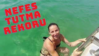 Suda Nefes Tutma Rekoru - Tekne Turu Yaptık Ildır Köyü, Çeşme Vlog - Nefes Tutma Challenge