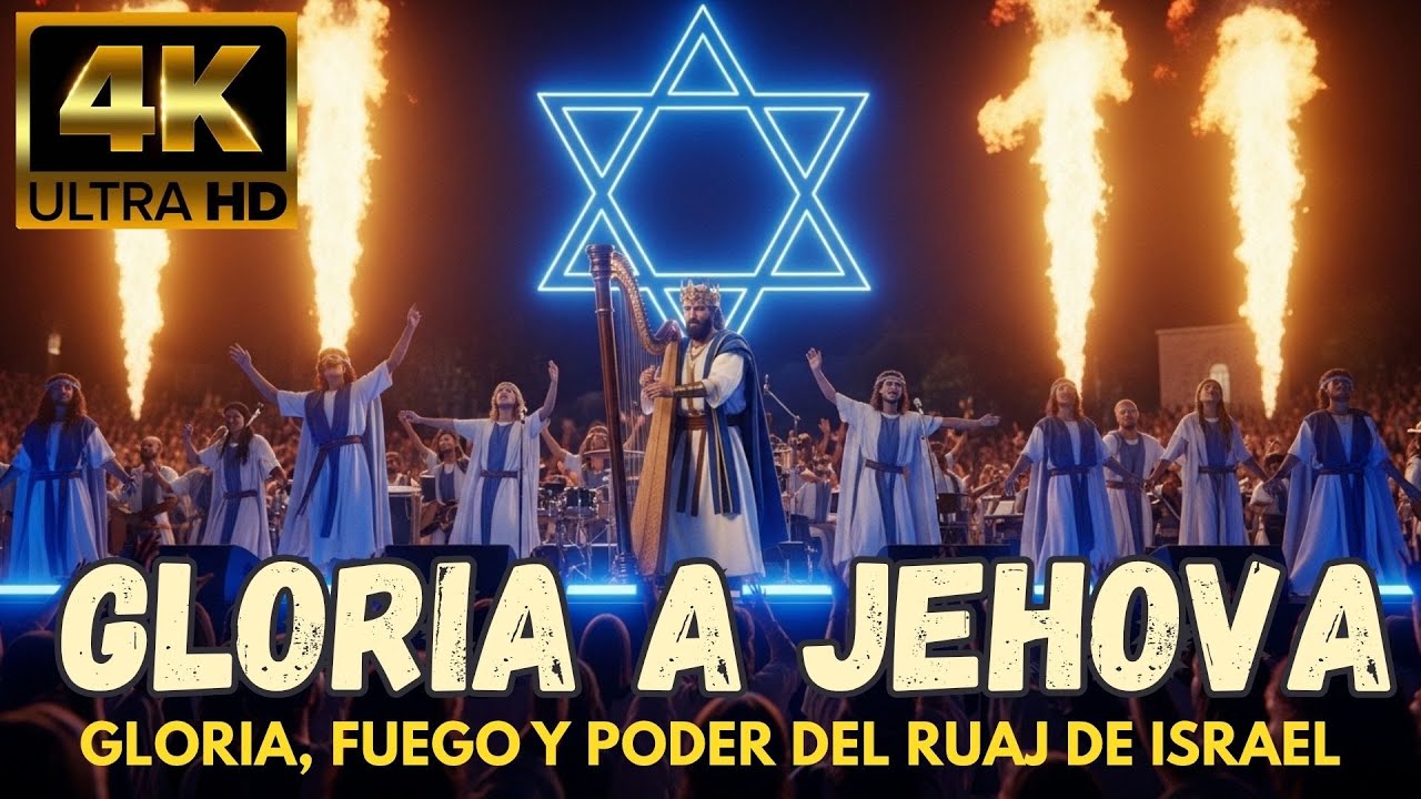 GLORIA A JEHOVA - Gloria, Fuego y Poder Del Ruaj De ISRAEL