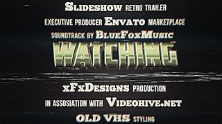 80s Retro Titles VHS Effect /// After Effects Template