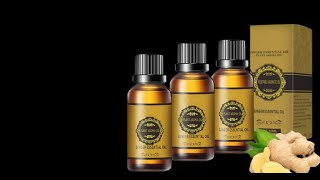 Ginger oil for reduce belly fat fast || Aroma Ginger oil drainage belly fat ||
