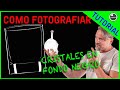 🥛📸 Como FOTOGRAFIAR CRISTALES o  VIDRIOS en FONDO NEGRO. Tutorial de Fotografia de Producto