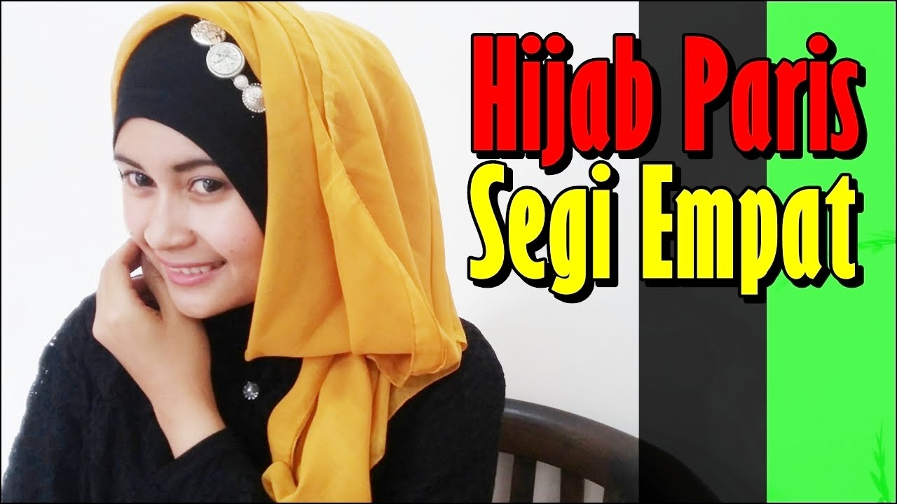 Cara Memakai Jilbab Paris Segi Empat Untuk Pesta By NICA 191 YouTube