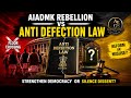 ANTI-DEFECTION LAW POLITY , TENTH SCHEDULE #upscexam #upsc #ssc #sscexam #cgl #uppcs #polity #rrb 