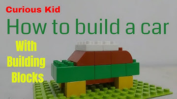 How to build a Car from building blocks.( LEGO, Lepin, Gudi, DIY, duplo large blocks )