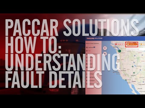 PACCAR Solutions | How To: Understand Fault Details