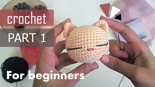 [CROCHET] Amigurumi cat TUTORIAL (part.1)