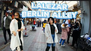 Tehran 2024 4K - Walking In Lalezar St And Berlin Alley In Tehran Before Nowruz