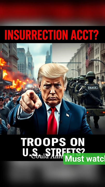 🇺🇸 Trump May Invoke Insurrection Act – Troops on U.S. Streets? 😱