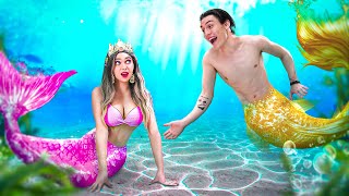 I Am a Mermaid And My Boyfriend Doesn&#39;t Know That | Funny Mermaid Stories