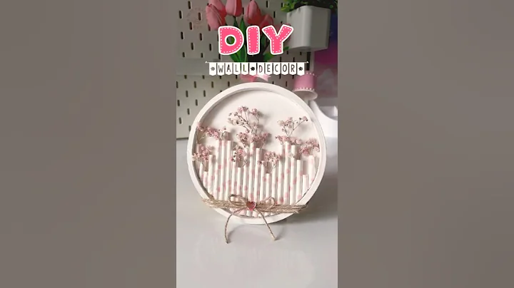 DIY Home Decor✨|| Easy Aesthetic Room Decor Ideas💐#shorts #viralshorts #homedecor #wallhanging #diy thumbnail