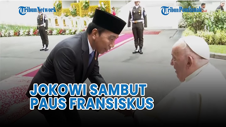 Momen Paus Fransiskus Bertemu Jokowi, Disambut Upacara Kenegaraan