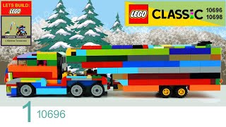 Lego Classic 10696 Truck 🚚 Elon Musk Tesla Autonomous Electric Semi Truck MOC👍 Part 1 💰 How to Build