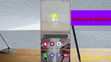 Samsung Galaxy S22 Ultra : How to turn on or off show lockdown option