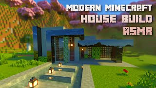 Minecraft ASMR 🏡 Building a Small, Modern House With You 😴 Ear to Ear Whispers