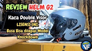 REVIEW HELM G2 OPTIMAX SOLID DOUBLE VISOR