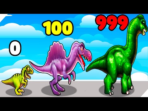 Видео: ЭВОЛЮЦИЯ ДИНОЗАВРОВ ДЛЯ БИТВЫ С БОССАМИ ДИНО! Dino Run