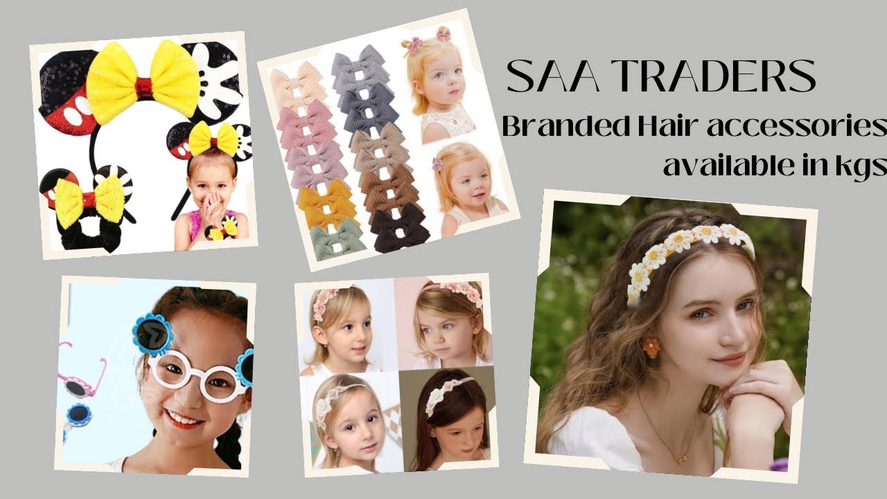 Brande Hair accessories avail || KGS || wholesale rates || Wholesaler || SAA Traders 