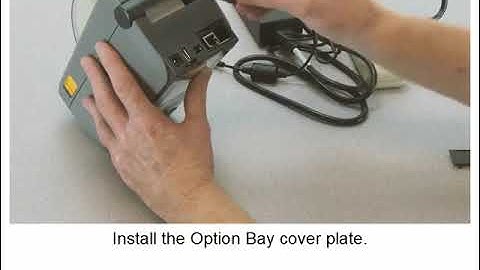 ZD410 - Using and Installing the Ethernet Option