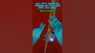 Day Fifty Seven Of Joining My Fan Code Everyday Until 10k Subs! #gorillatag