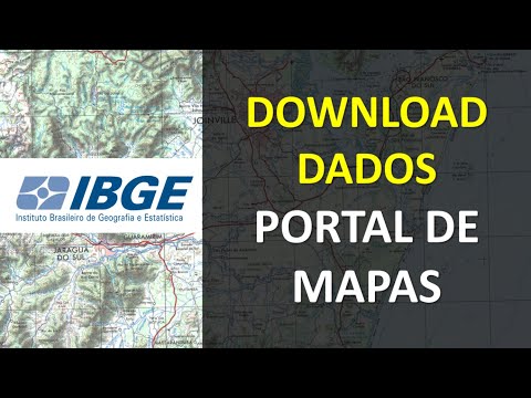 Como fazer Download de Dados Geográficos no Portal de Mapas do IBGE