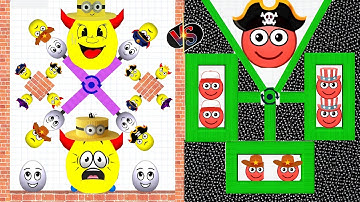 Noob vs Pro vs Hacker in HIDE BALL brain teaser games Gameplay part 5 #hideball