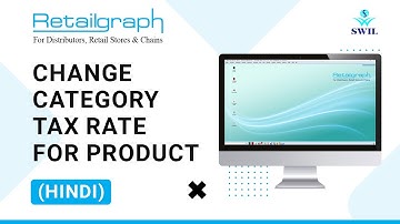 How to Change Category Tax Rate for Product in RetailGraph (RG)