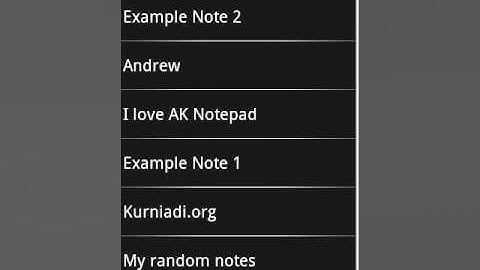 AK Notepad (New Features in Ver 1.1.3)