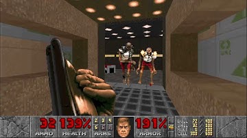 DOOM Zero UV Pistol Start - Map 11 (Too Close To Home) on PS4