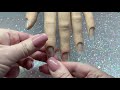 How To Attach Nail Tips To A Red Iguana Practise Hand Without Any Damage!