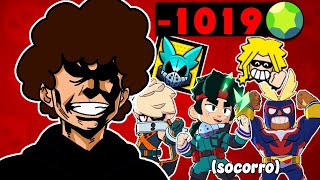 I spent 140 reais to buy EVERYTHING from My Hero Academia in Brawl Stars (am I broke?)