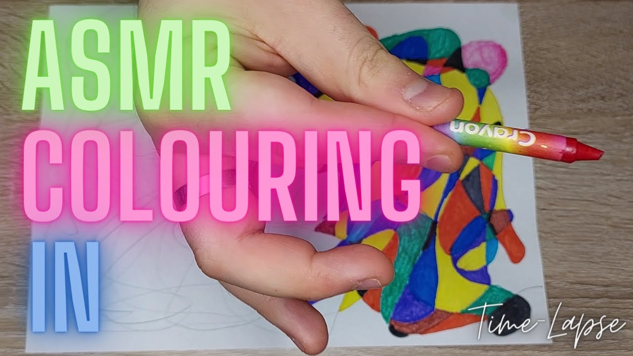 ASMR DRAWING NO TALKING PEN + CRAYON SOUNDS 99 SATISFYING YouTube