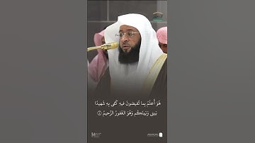 مقتطف من تلاوة فضيلة الشيخ #بدر_التركي من صلاة العشاء الاثنين ٢٣ ربيع الأول ١٤٤٧هـ