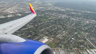 {4K} Awesome Engine Sound & Smooth Houston Takeoff ~ Southwest Airlines ~ Boeing 737-8H4 ~ HOU